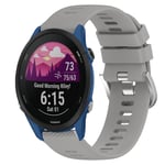 Garmin Forerunner 255S Klokkerem i silikon, 18mm - Grå