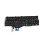 UK Black backlit keyboard assembly - Dell Latitude 5510 - 5540