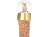 Juldekoration Home Styling Collection Julflaskpropp Med Dekorativ Snöglob