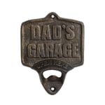 Dad's Garage Cast Iron Wall Mounted Bottle Opener