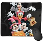 Mi1Ckey Happy Halloween Mouse Pads With Non-Slip Rubber Base, Mousepads With Stitched Edges, Mouse Pad,25X30 Cm