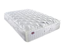 Orthomedic Support Mattress Single, Damask, White