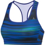 Adidas Sports Bra Top Ladies Womens Gym Training Fitness Running - Blue