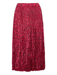 Pleated Printed Maxi Skirt In Recycled Polyester Knälång Kjol Multi/patterned Scotch & Soda