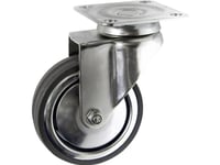 Toolcraft To-5137911, Svart, Krom, 70 Kg, Gummi, 1 Styck, 8 Cm