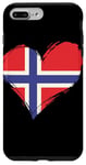 iPhone 7 Plus/8 Plus Norway flag in heart Norwegian Origin Pride Nordic Roots Case