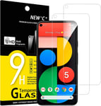Pack De 2, Verre De Protection Blindé Pour Google Pixel 5 5g, Anti-Rayures, Dureté 9h, Protecteur D'écran Hd, 0,33mm Ultra-Clair, Ultra-Résistant