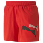 Sport shorts til mænd Puma Ess+ Logo Power Cat For All Time Rød XL