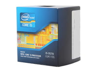 Intel Core i5-3570 - Core i5 3e generation Ivy Bridge Quad-Core 3,4 GHz (3,8 GHz Turbo Boost) LGA 1155 77 W Processeur Intel HD Graphics 2500 pour ordinateur de bureau