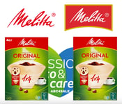 Melitta Coffee Filter Papers 2 x 40 packs ORIGINAL  1 x 4