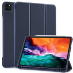 SIWENGDE Case for iPad Pro 11 2020& 2018, Support iPad 2nd Pencil Charging & Pair,Hard Cover with Auto Sleep/Wake,Full Body Protective Rugged Shockproof Case for iPad Pro 11 Inch 2020(Navy blue)