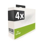 4x MWT Ink Black Alternative for Epson Expression Home XP-342 XP-335 XP-332