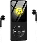 Lecteur MP3, 8 Go Lecteur MP3 Sport Lecteur MP4 Lecteur de musique avec casque Haut-parleur Radio FM E-Book Vidéo Enregistreur vocal Prend en charge jusqu&#39;à 64 Go