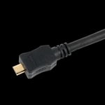 SiGN HDMI till Micro-HDMI Kabel 4K, 1m - Svart