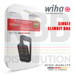 Wiha SlimBits Empty Screwdriver 6pcs Bit Holder Compact Sleek Box 43163