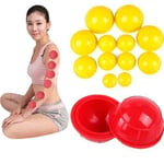 1set* 12 Mini Cups Vacuum Silicone Massage Cupping Cup Anti-cell Blue