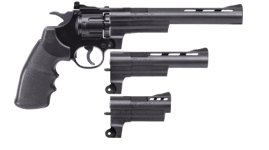 Crosman Triple Threat Revolver CO2 Diabol/BBs 4,5mm