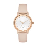 Kate Spade New York Klockarmband KSW9017 Läder Rosa 16mm