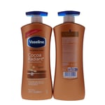 Vaseline Intensive Care Cocoa Radiant 600ml Body Lotion for Dry Skin