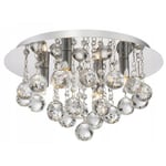 KRISTALL TAKLAMPA PLAFOND LJUSKRONA GLAMOUR APP403-C