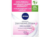 Nivea 24H Moisturizing Nourishing Day Cream SPF15 for dry and sensitive skin 50ml