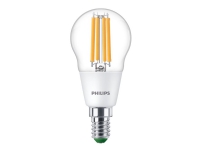 Philips - LED-glödlampa - form: P45 - klar finish - E14 - 2.3 W (motsvarande 40 W) - klass A - varmt vitt ljus - 2700 K