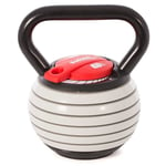 Softee Kettlebell Adjustable 9kg Silver Up to 9 kg