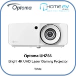 Optoma UHZ66 - Bright 4K UHD Laser Gaming Projector - White