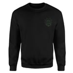 Rick and Morty Rick Embroidered Unisex Sweatshirt - Black - M