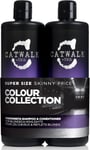 by TIGI Fashionista Purple Shampoo and Conditioner for Blonde Hair, 2x750ml