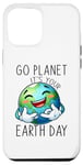 Coque pour iPhone 14 Plus Go Planet It's Your Earth Day 2024 Enseignant Enfants Mignon Terre