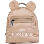Childhome My First Bag Puffered Beige rygsæk til børn 24 x 8 x 20 cm 1 stk.