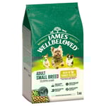 James Wellbeloved Adult Small Breed Dog Hypoallergenic Turkey & Rice - Ekonomipack: 3 x 1,5 kg