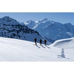 Scenolia Tableau toile Ski De Rando 60 x 40 cm - Déco impression sur toile textile haute qualité