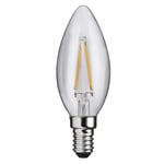 Unison - LED E14 kronljus 0,8W 2700K - Ljuskälla - Transparent