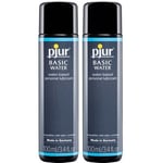 Pjur Basic Lubricant Water Based Condom Friendly 2 Bottles (100ml)