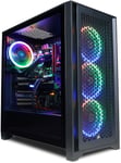 CyberpowerPC Luxe Gaming PC - AMD Ryzen 9 5900X, Nvidia RTX 3070 8GB, 32GB RAM, 1TB NVMe SSD, 650W 80+ PSU, Wi-Fi, Liquid Cooling, Windows 11, 4000D Airflow