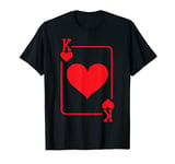King of Hearts Playing Card Square Halloween Costume T-Shirt