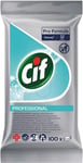 Cif Professional All Purpose Cleaning Wipes Pack of 100 Flow Pack (4)