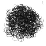 1000pcs Rubber Hair Band Ponytail Holder Rope Tie 1