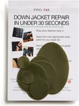 Pro-Fix Down Jacket Repair Patches: Easy to Use, Pre-Cut, Self-Adhesive, Fabric,
