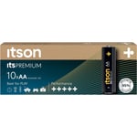 ITSON Pack de 10 Piles Alcalines LR6/AA 1,5V itsPREMIUM