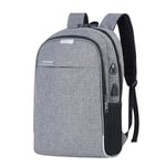 Backpack Bag Mens Backpack Laptop Backpacks 17 Inch 15.6'' Anti Theft Male Notebook Trip Back Pack Office Women Travel Bagpack Grey2