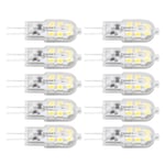 10 st G4 LED-lampa Ljusstyrka Dimbar Hög Färgåtergivning