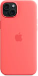 Apple Silicone Case With Magsafe Iphone 15 Plus Guava