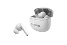 Canyon Bluetooth Headset TWS-8  ENC Earbuds/BT 5.3  white retail