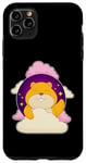 Coque pour iPhone 11 Pro Max Hamster Nuit Etoiles Nuages