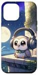 iPhone 12 Pro Max Kawaii Owl Headphones: The Owl's Rhythm Case