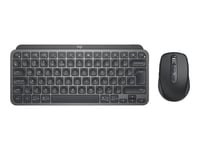 Logitech MX Keys Mini Combo for Business - Ensemble clavier et souris - rétroéclairé - sans fil - Bluetooth LE - QWERTY - International US - graphite