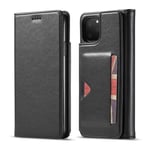 Mobile Phone Cases/Covers, For iPhone 11 Pro Max Forwenw Multi-card Series Horizontal Flip PU Leather Case with Holder & Card Slots & Wallet (Color : Black)